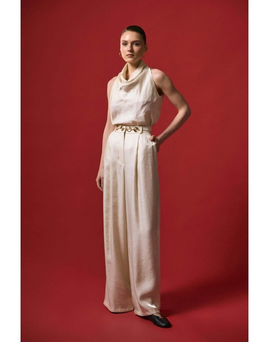 Aura Pantolon - Taş