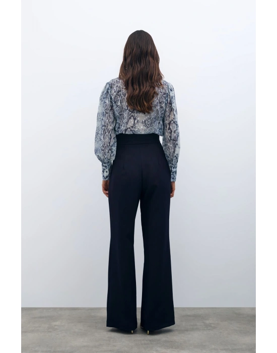 Bel Detaylı Pantolon