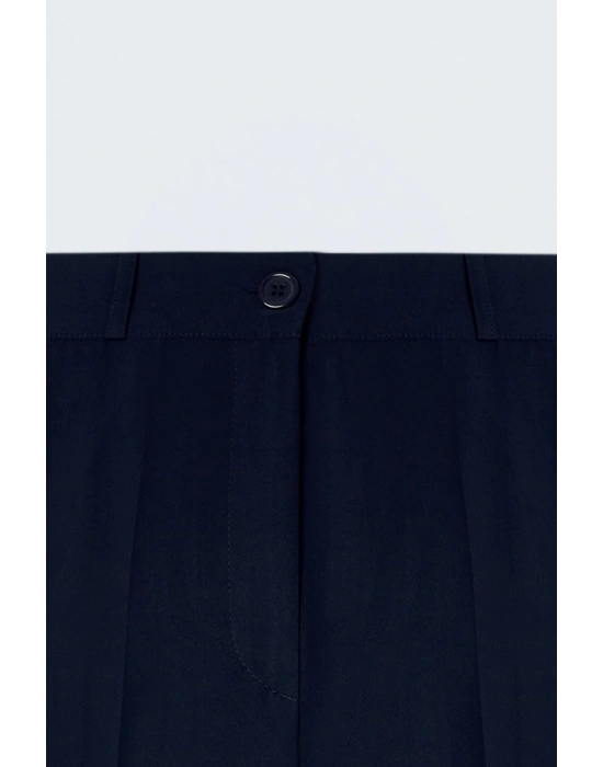 Beli Lastikli Klasik Pantolon - Lacivert