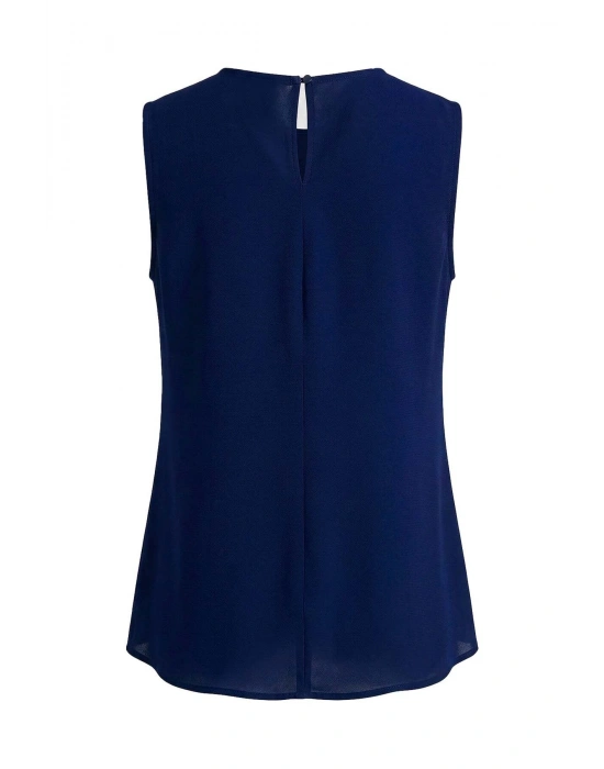 İnci Detaylı Bluz - Lacivert