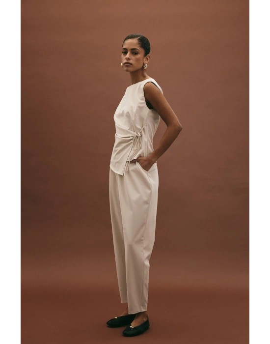 Lena Havuç Pantolon - Taş