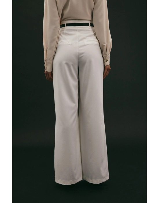 Lena Palazzo Pantolon - Ekru