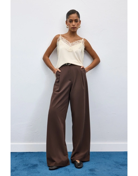 Lena Palazzo Pantolon - Kahve