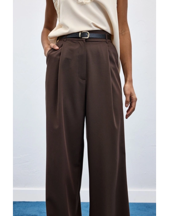 Lena Palazzo Pantolon - Kahve