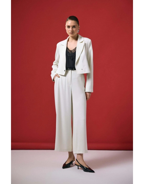 Mari Pantolon - Ekru