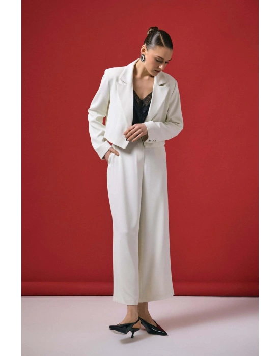 Mari Pantolon - Ekru