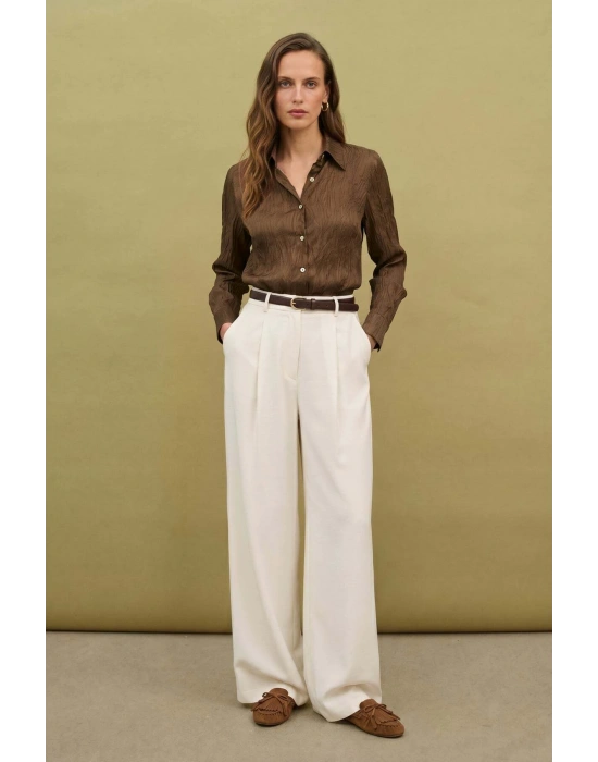 Salaş Gömlek - Kahve