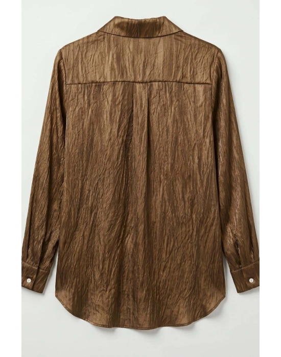 Salaş Gömlek - Kahve