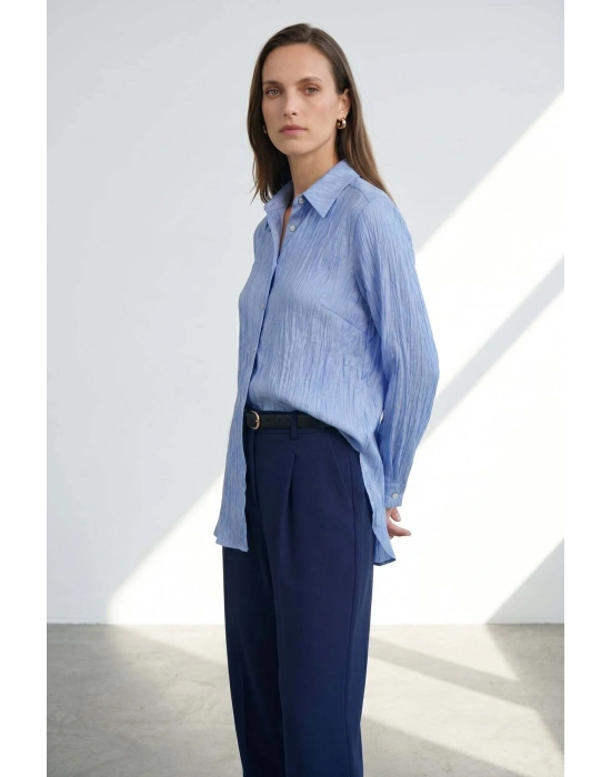 Salaş Gömlek - Mavi