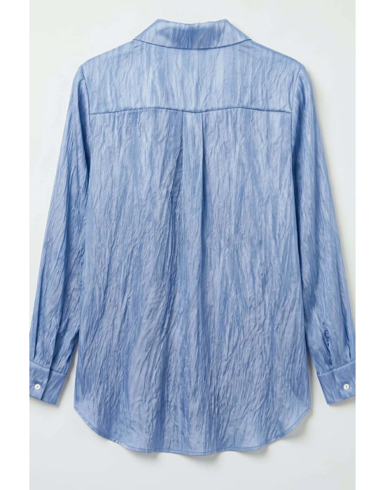Salaş Gömlek - Mavi