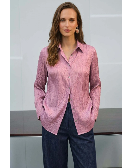 Salaş Gömlek - Pembe