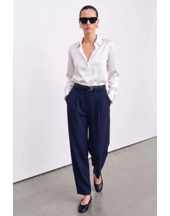 Talia Havuç Pantolon - Lacivert