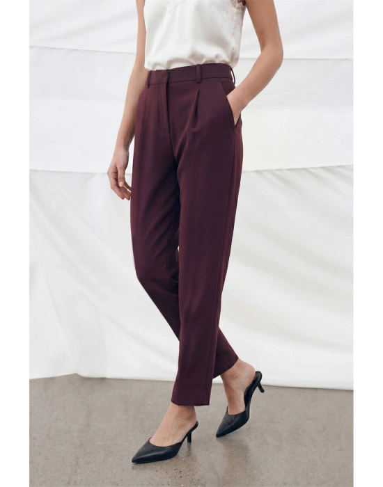 Talia Havuç Pantolon - Mürdüm