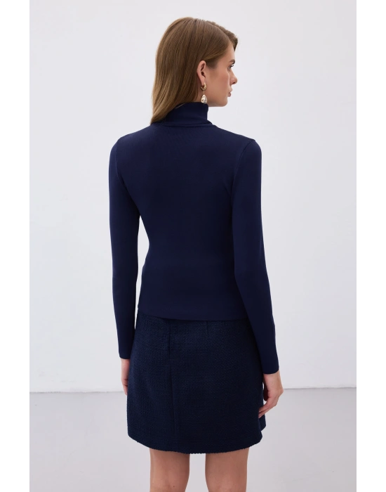 Tam Balıkçı Triko - Lacivert