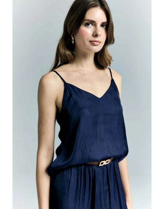 Tosca Askılı Bluz - Lacivert