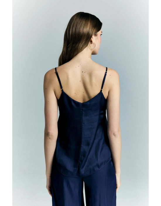 Tosca Askılı Bluz - Lacivert