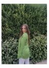 SATEN YEŞİL GÖMLEK