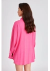 OVERSIZE FUŞYA GÖMLEK 4763-02