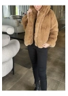 Kahverengi Şal Yaka Kürk