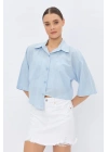 Cepli Asimetrik Kesim Gömlek
