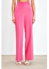 Klasik Bol Paça Pantolon - PEMBE
