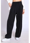 LASTİKLİ SİYAH PANTOLON