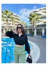 CROP BLUZ SİYAH