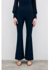 İspanyol Paça Pantolon - Lacivert
