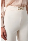 Aksesuar Detaylı Pantolon  Bej
