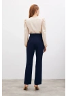 Aksesuar Detaylı Pantolon - Lacivert