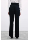 Klasik Düz Pantolon - Siyah