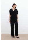 Cepli Bol Pantolon - Siyah