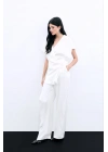 Cepli Bol Pantolon - Ekru