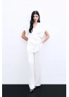 Cepli Bol Pantolon - Ekru
