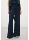 Bağcıklı Salaş Pantolon - Lacivert