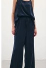 Bağcıklı Salaş Pantolon - Lacivert