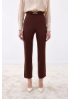Aksesuar Detaylı Pantolon - Kahve