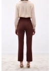 Aksesuar Detaylı Pantolon - Kahve