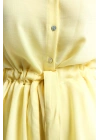 Beli Bağlamalı Kimono Gömlek - Sarı