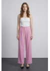 Bol Paça Pantolon Pembe