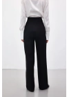 Cepli Klasik Pantolon - Siyah