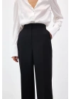 Cepli Klasik Pantolon - Siyah