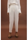 Lena Havuç Pantolon - Ekru