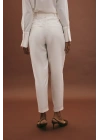 Lena Havuç Pantolon - Ekru