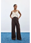 Lena Palazzo Pantolon - Kahve