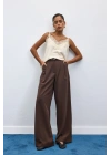 Lena Palazzo Pantolon - Kahve