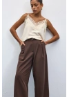 Lena Palazzo Pantolon - Kahve