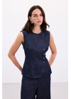 Livia Yelek - Lacivert
