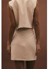 Lucy Mini Etek - Bej
