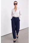 Talia Havuç Pantolon - Lacivert